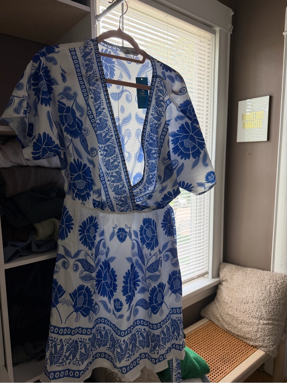 [Cupshe] Swim Cover-Up Wrap Dress - Picture 3 of 4